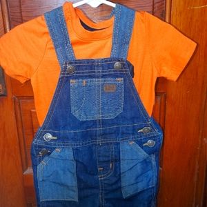 LEE Toddler Boys Bib shorts and shirt 18mo